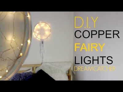 DIY COPPER FAIRY LIGHT DREAM CATCHER | Ellen Bourne