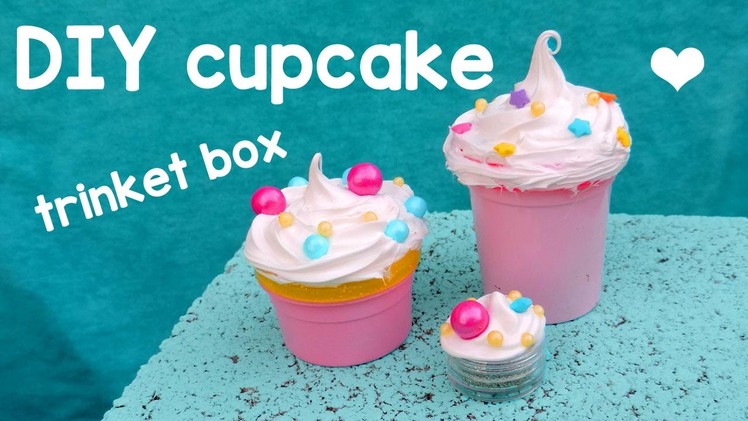 DIY Cupcake Trinket Box