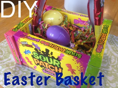 Diy Easter Basket Tutorial, fun, easter, bunny, chocolate