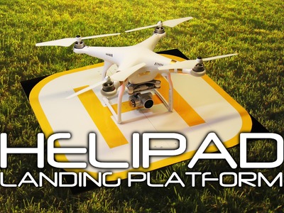 DIY FOLDING HELIPAD - Drone Landing Platform - Homebase for your Drone