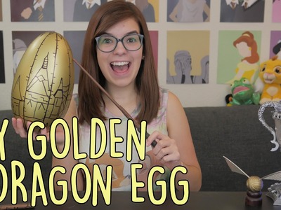 DIY Golden Dragon Egg from Harry Potter | SoundProofLiz