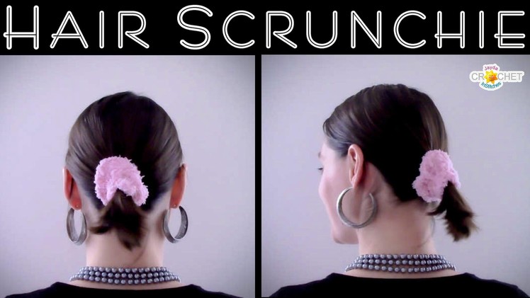 DIY Hair Scrunchie Crochet Tutorial