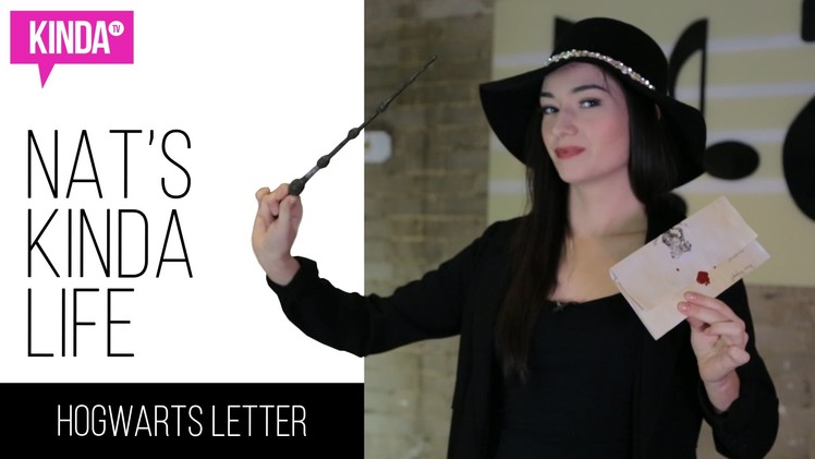 DIY Harry Potter. Hogwarts Acceptance Letter | Nat's Kinda Life | ft. Natasha Negovanlis