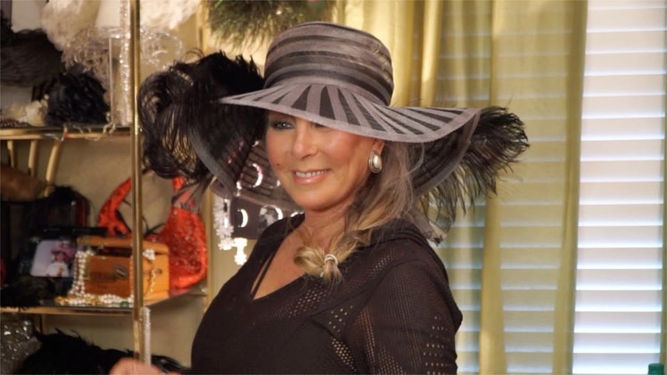 DIY.  How to Make a Kentucky Derby Feather Hat!