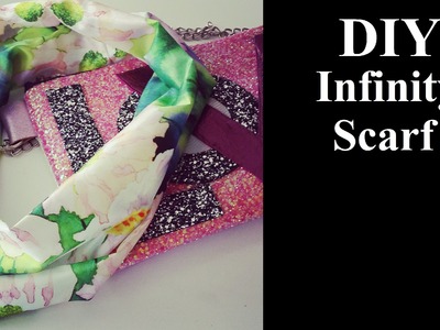 DIY how to sew an infinty scarf