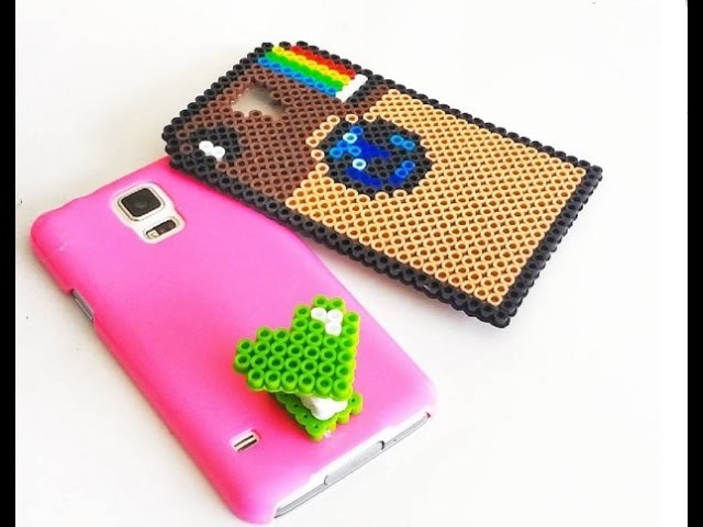 {DIY} Instagram and Selfie Phone Cases - Perler Beads