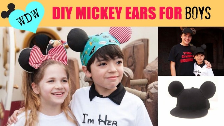 DIY MICKEY MOUSE Boy Ears - Chewbacca - Cars - Pirates