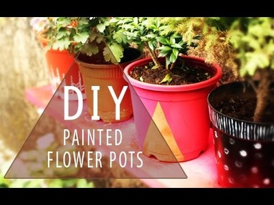 DIY : Painted Flower Pots