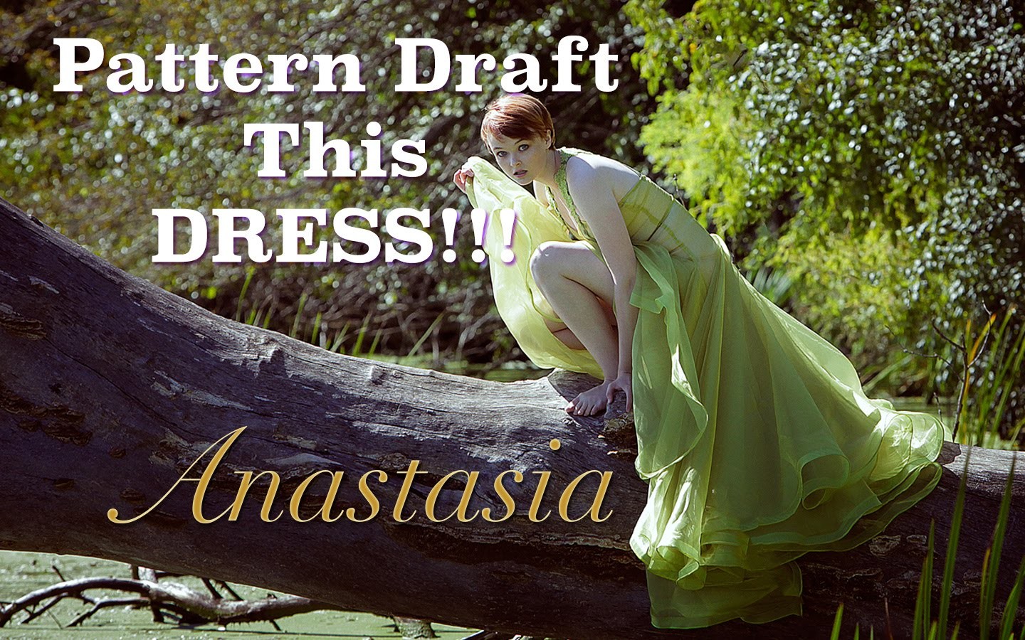 DIY Pattern Drafting A Gown for Prom | Sew Anastasia