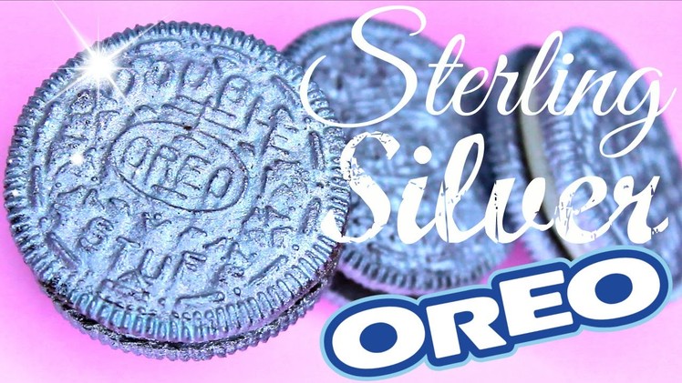 DIY Sterling Silver OREOS! How to Make Metallic Silver Oreo Cookies