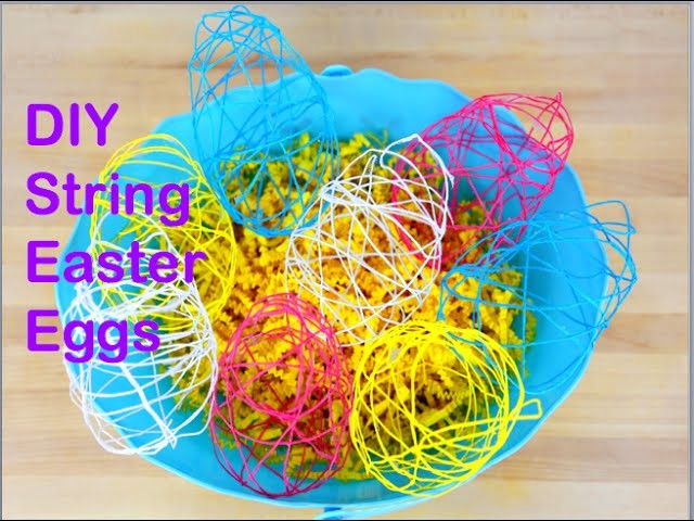 DIY String Easter Eggs