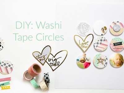 DIY Washi Tape Circles