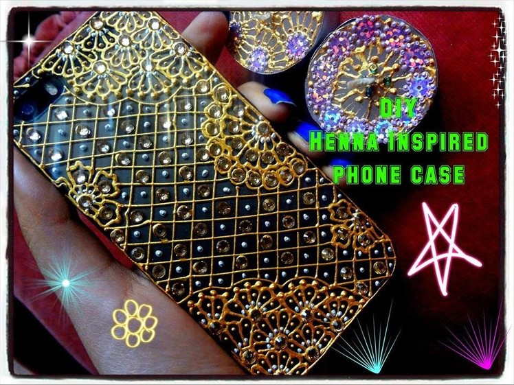 Easy DIY: Beautiful henna inspired phone case Tutorial