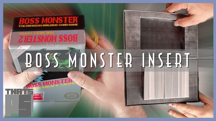 Easy DIY Boss Monster Insert