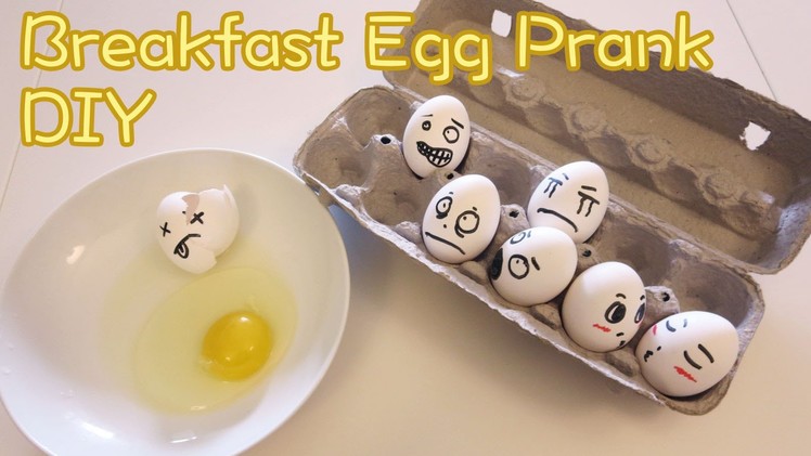 Egg Prank DIY - Drawing Tutorial | Sunny DIY
