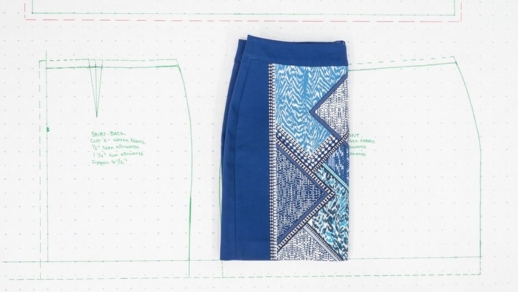 How to Create Patterns From Existing Clothes - Simple Woven Skirts