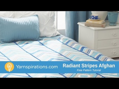 How To Crochet an Afghan: Radiant Stripes