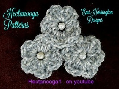 How to crochet quick and easy, LITTLE CROCHET FLOWERS