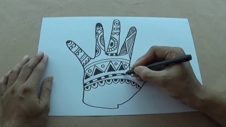 How to draw zentangle art for kids