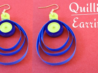 How to make a beautiful Paper "Earring"  - Quilling Tutorial
