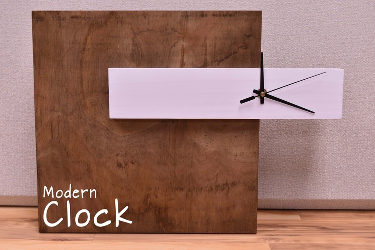 How To Make A  Modern Clock