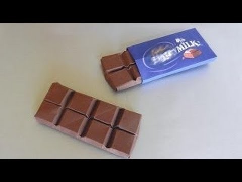 How to make a paper chocolate
