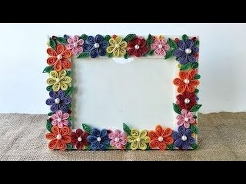 How to make a paper photo frame