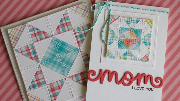How to make a paper quilt card