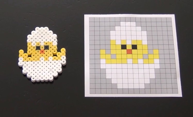 How to Make a Perler Bead Easter Chick