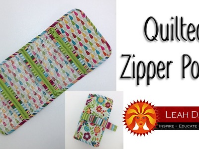 How to Make a Quilted Zipper Organizer - Quilty Box Challenge