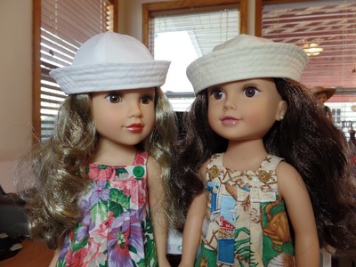 How to Make a Sailor's Cap for Dolls Part 4