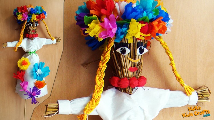 How to make a Straw Doll? DIY