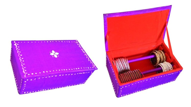 How to make bangle box. DIY bracelet box