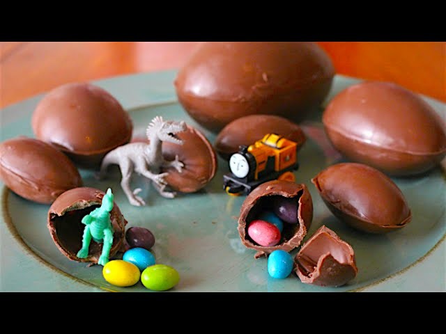 How To Make Chocolate Kinder Eggs - Surprise Easter Eggs!