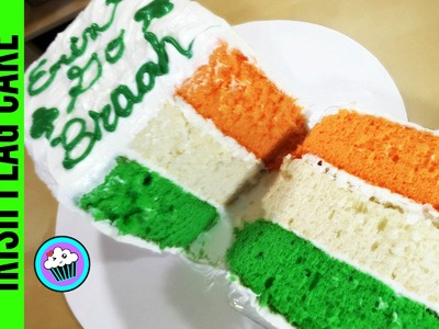 How to make Irish Flag Cake | Pinch of Luck