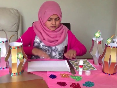 How to make paper lanterns Ramadan Decorations