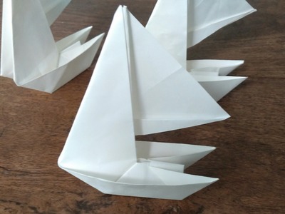 How to make Paper sailboat.ship 1 (Maarten Van Gelder)