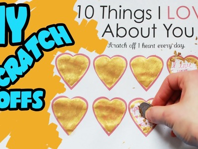 How to Make Scratch Off Valentines Day Card | Toy Caboodle
