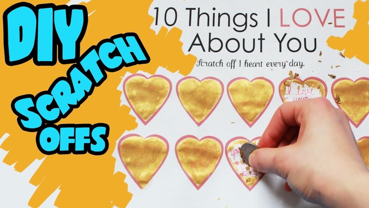 How to Make Scratch Off Valentines Day Card | Toy Caboodle