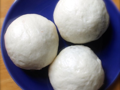 How to make steamed pau with red bean paste