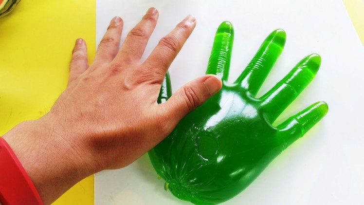 How To Make The Hulk Green Lime Hand Jelly DIY Giant Gummy Recipe