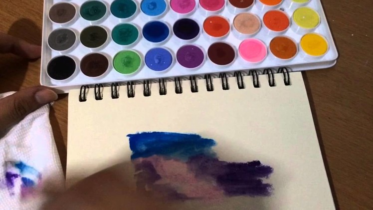 How to make watercolor galaxy