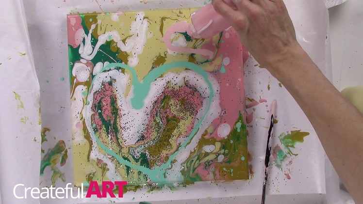 How To Marble Paint--on Canvas