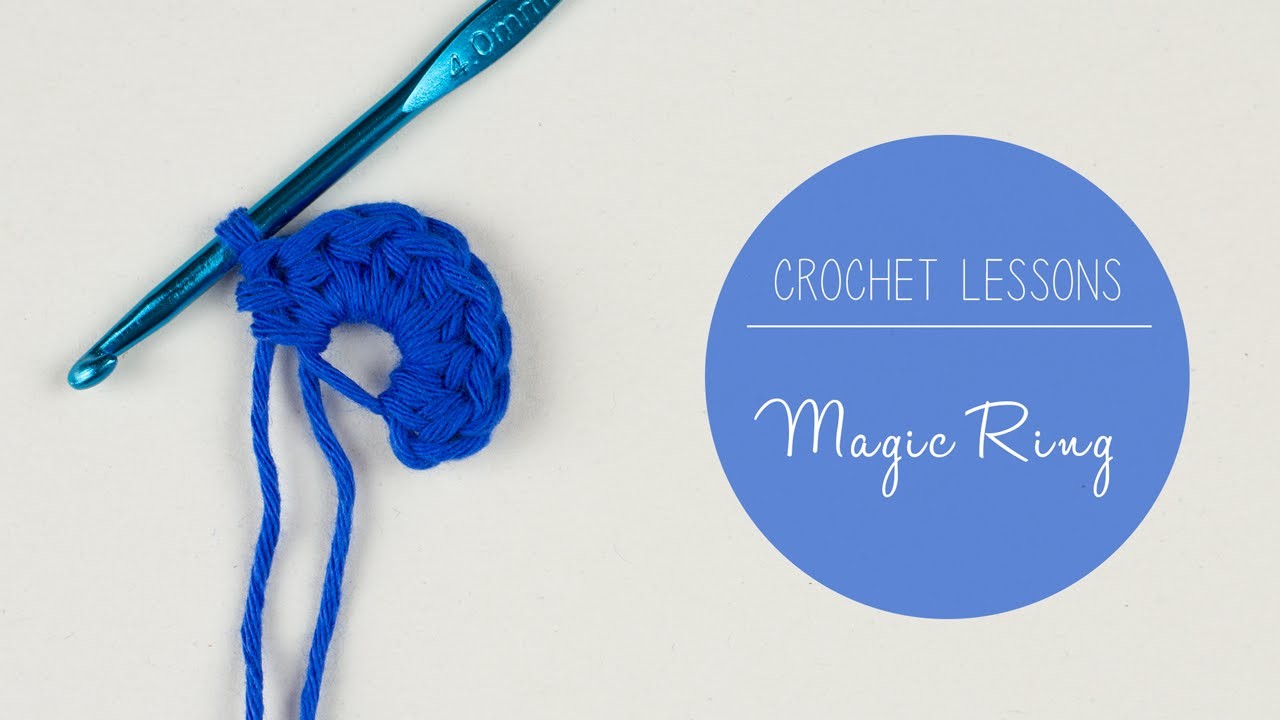 Learn to Crochet - How to Crochet a Magic Ring.Magic Circle by Croby Patterns