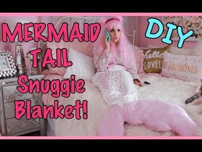MERMAID TAIL Snuggie Blanket DIY!