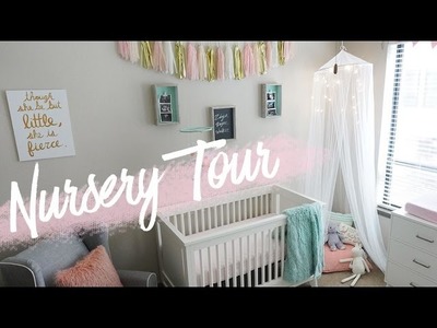 NURSERY TOUR | Baby Girl's Room + DIY Decor | RAVEN ELYSE