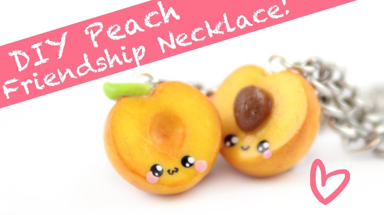 Peach Friendship Necklace -DIY- | Kawaii Friday
