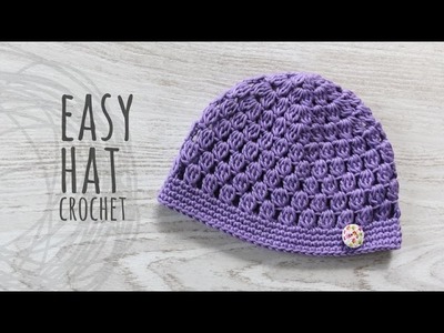Tutorial Easy Crochet Hat