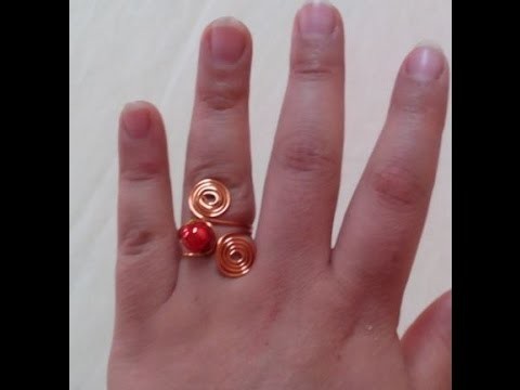 Wire Wrapped Jewelry - How to Make an Easy Wire Wrapped Ring + Tutorial