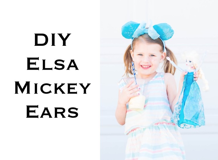 DIY Elsa Mickey Ears - Fast and Easy!